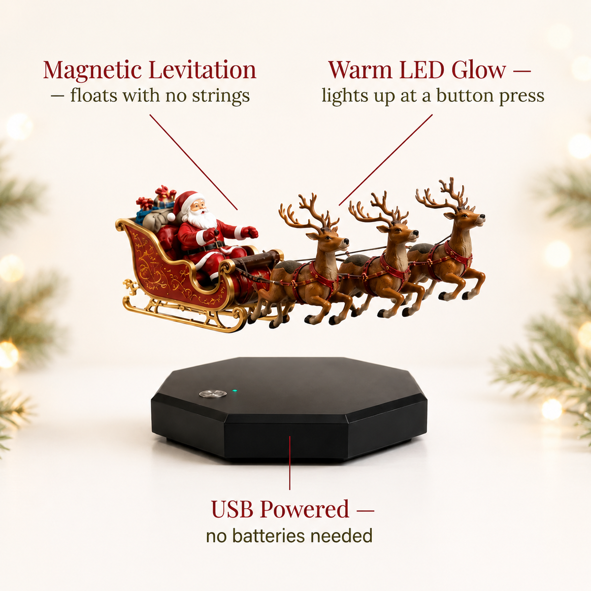 Floating Santa Sleigh
