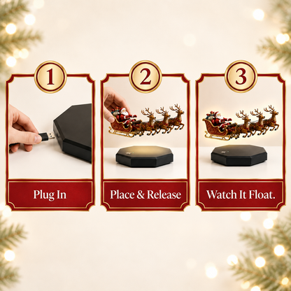 Floating Santa Sleigh